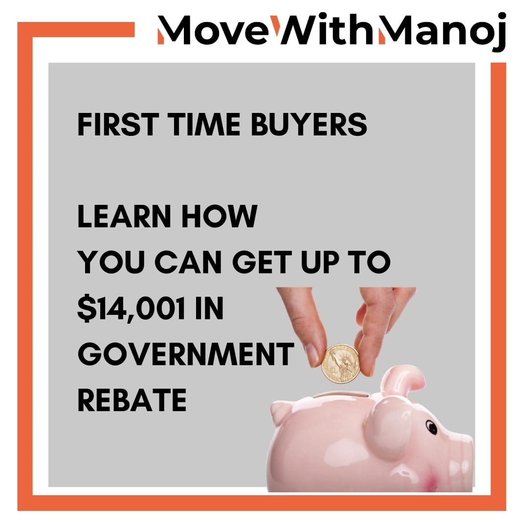 FIRST TIME HOME BUYERS- LEARN HOW YOU CAN GET UP TO $14,001 IN GOVERNMENT REBATE