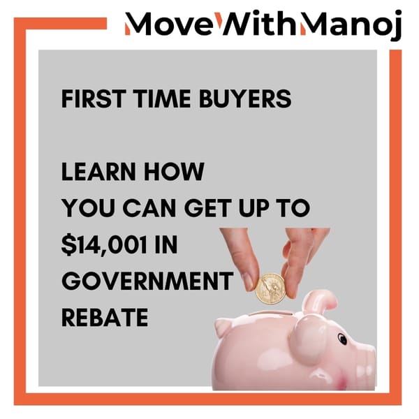 FIRST TIME HOME BUYERS- LEARN HOW YOU CAN GET UP TO $14,001 IN GOVERNMENT REBATE